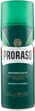 PRORASO SCHIUMA DA BARBA RINFRESCANTE CON OLIO DI EUCALIPTO E MENTOLO 400 ML