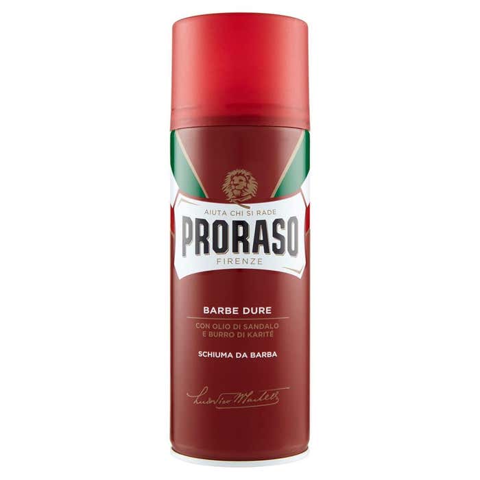 PRORASO SCHIUMA DA BARBA PER BARBE DURE CON OLIO DI SANDALO E BURRO DI KARITE' 400 ML