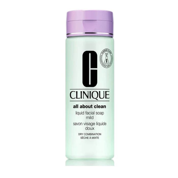 Clinique All About Clean Liquid Facial Soap Mild - da pelle arida a normale 200ml