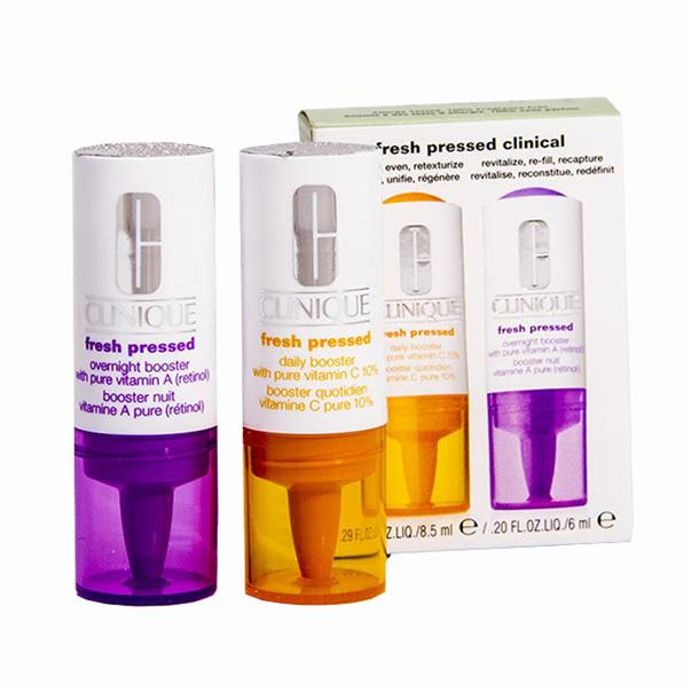 Clinique Fresh Pressed Daily Booster + Overnight Booster