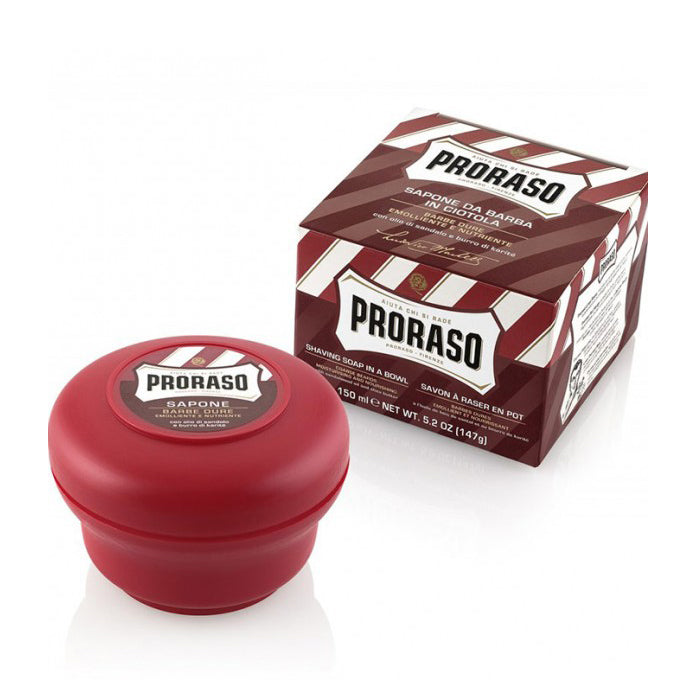 PRORASO SAPONE DA BARBA IN CIOTOLA BARBE DURE 150 ML