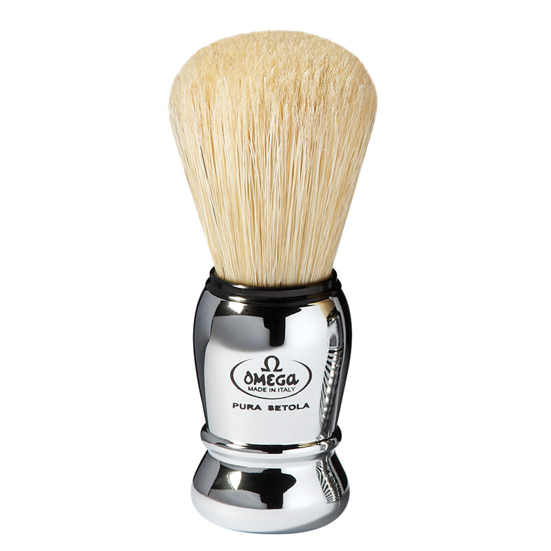 Omega 10029 Pennello da barba in pura setola