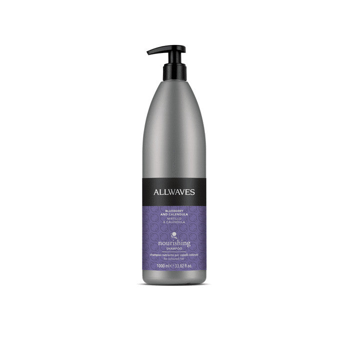 Allwaves Nourishing – Shampoo nutriente Mirtillo e Calendula 1000 ml