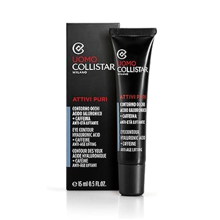 Collistar Uomo Attivi Puri Contorno Occhi Acido Ialuronico + Caffeina 15ml