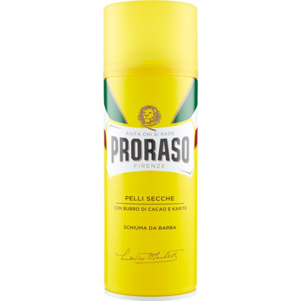 PRORASO SCHIUMA DA BARBA NUTRIENTE CON BURRO DI CACAO E KARITE' 400 ML