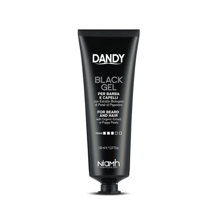 DANDY BLACK GEL PER BARBA E CAPELLI GRIGI 150 ML