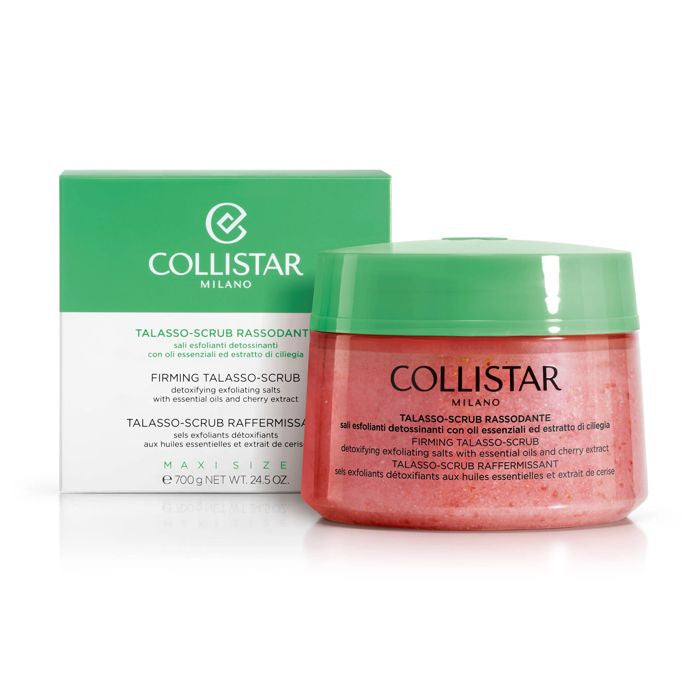 Collistar Speciale Corpo Perfetto Talasso Scrub Rassodante sali esfolianti detossinanti con oli essenziali ed estratto di ciliegia 700 g