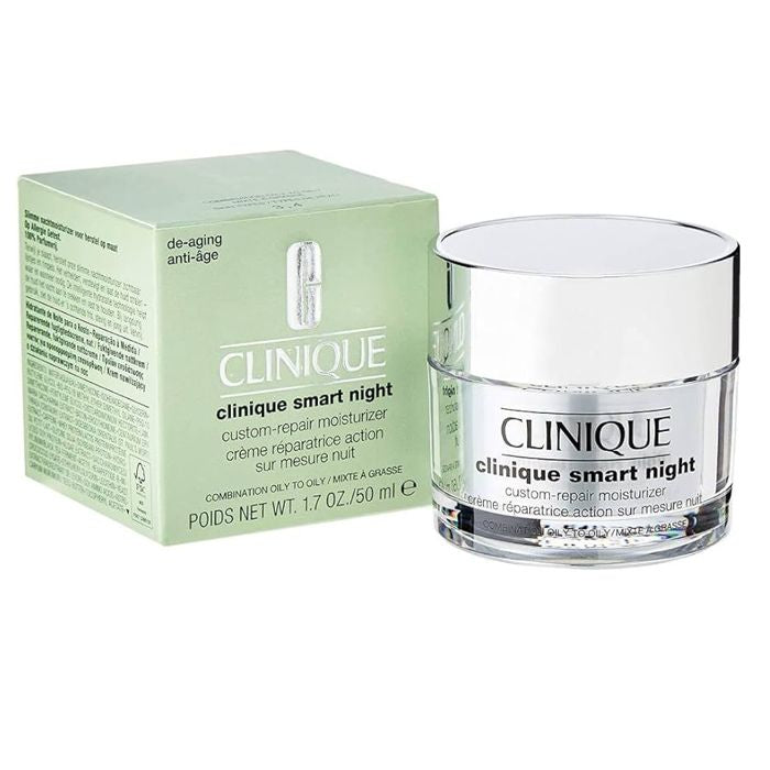 Clinique Smart Night Custom-Repair Moisturizer da pelli secche a miste 50 ml