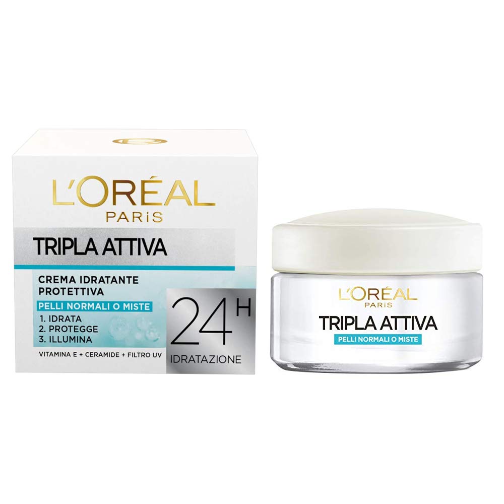 L'Oreal Tripla Attiva Crema Idratante Protettiva 50ml