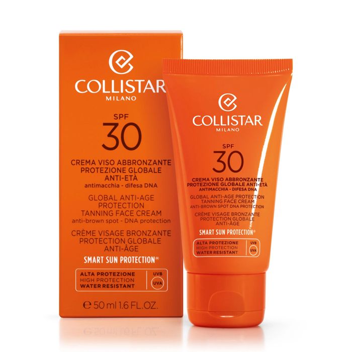 Collistar Crema Viso Abbronzante Protezione Globale Anti-Etaà SPF 30 50 ml